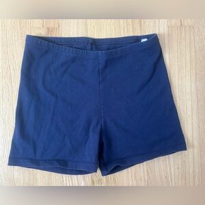 Primary Navy Girls' Stretch Cartwheel Shorts